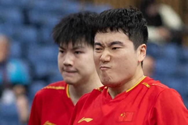 国乒男双全部出局 王皓黑脸